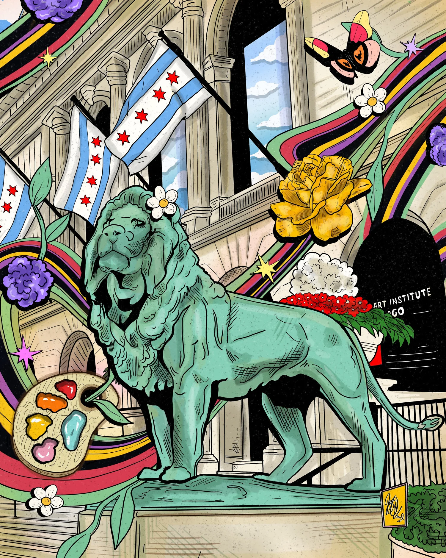 Chicago Forever Illustrations – Bold, Colorful Art Celebrating the